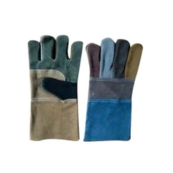 Multicolor Leather Hand Glove