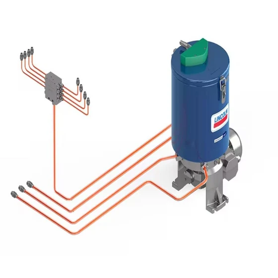 Automatic SKF Lubricating System — Industrial Use Polished