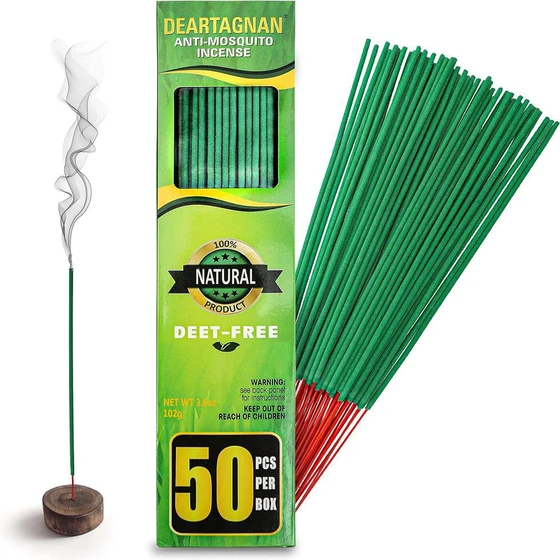 Mosquito Incense Sticks — Orange color burning style