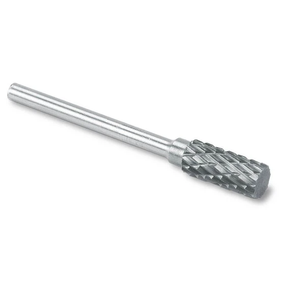 Black Cylindrical Shape Solid Carbide — Grey Color