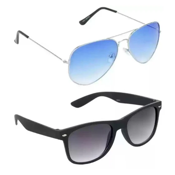 Multicolor Addiction Sunglasse — White gray orange