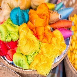 Color Cotton Cocoon Thread