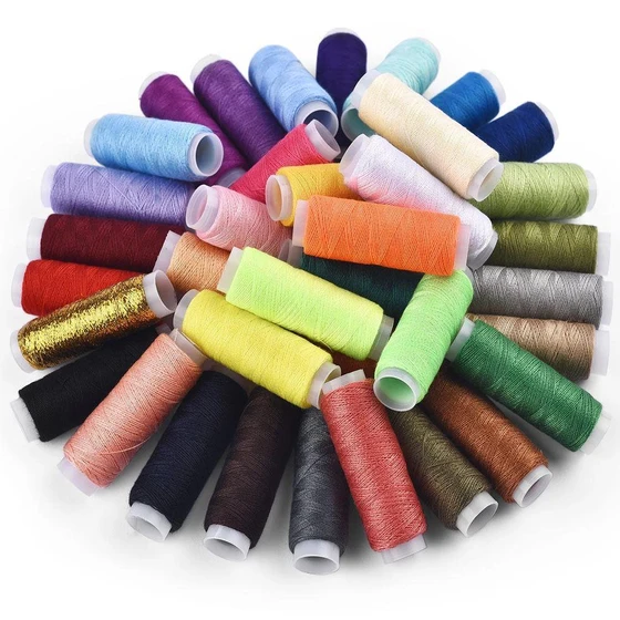 Polyester Yarn Thread — Roll packaging type all colors