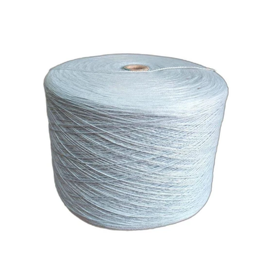 White Cotton Thread Yarn — Fabric Use twisted