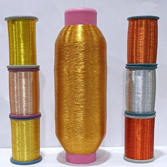 Weaving Zari Thread — 10000M roll length golden color