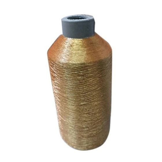 Plain Flora Zari Thread — Glossy thread finish
