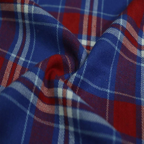 Cotton Check Fabric — Lightweight 145cm width