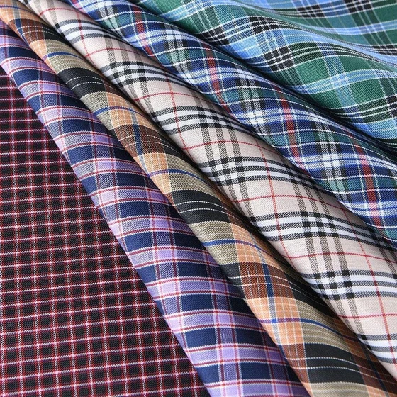 Uniform Check Fabric — Waterproof medium thickness