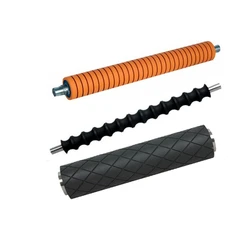 Grooved Rubber Roller