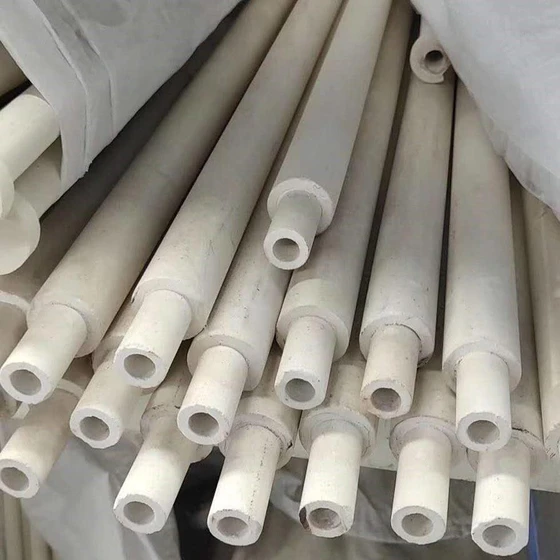 Ceramic Porcelain Tubes — Wear resistance white black
