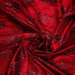 Fancy Net Embroidered Fabric