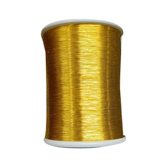 Plain Metallic Thread — Machine made zari work