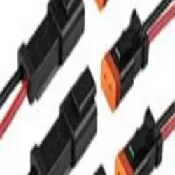 AISG Male Female Connector Cable Assemblies 5M RF Cable, Features IDC Crimp