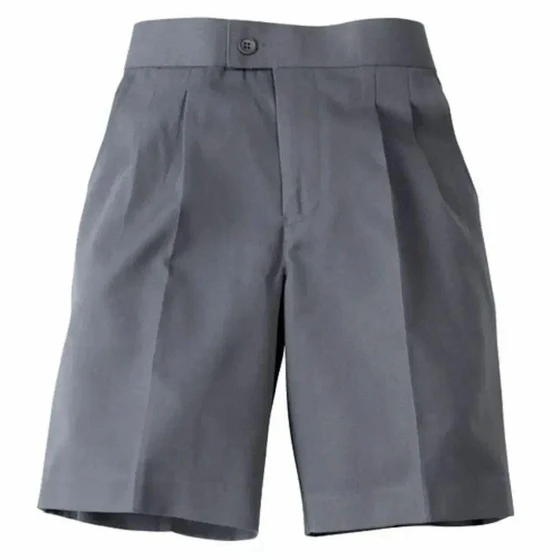 Grey Uniform Shorts — Summer season school wear