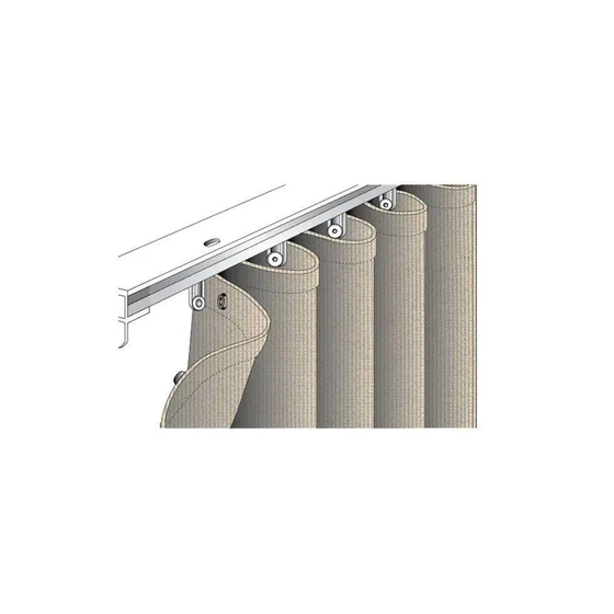 Ripple Fold Curtain — Motorized roller blinds