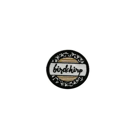Round Embroidery Badge — Handmade Eco Friendly