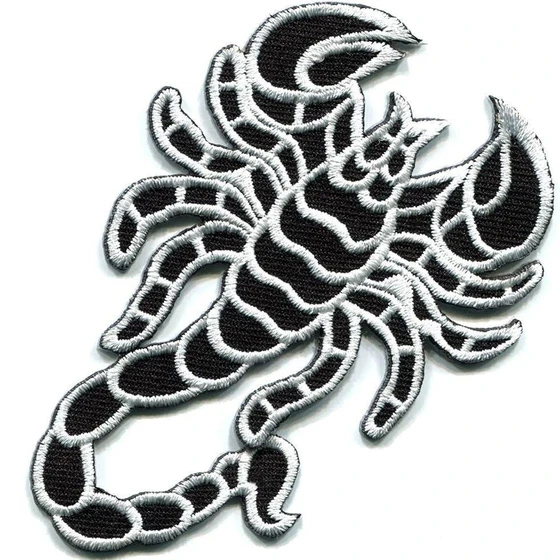 Embroidered Scorpion Patch — Clothing Stylish