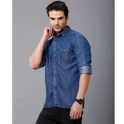 Slim Mens Denim Shirts