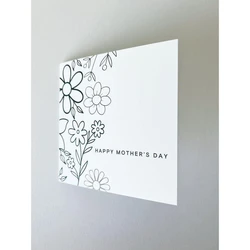 White Greeting Card