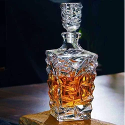 Glass Wisky Bottle