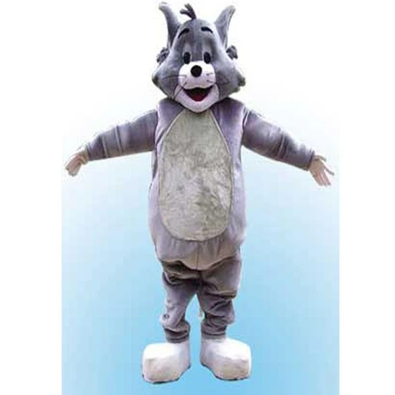 Plain Synthetic Tom Costume — Mascot type Printed
