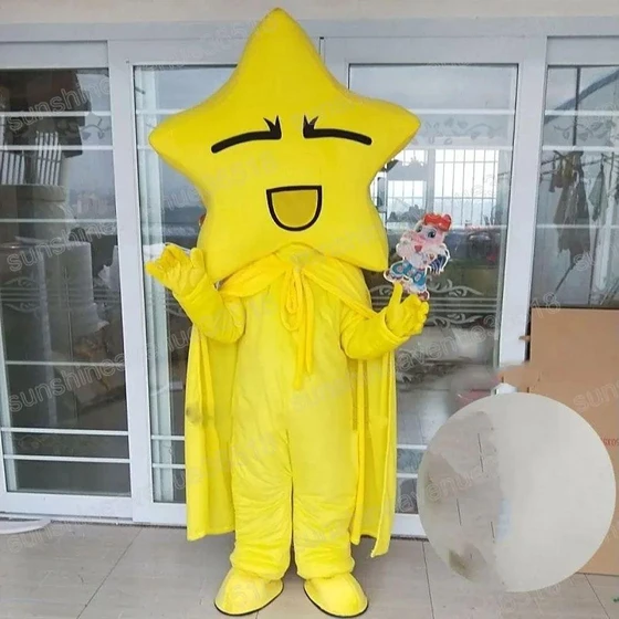 Joy Mascot Costume — Multicoloured Colorful Pattern