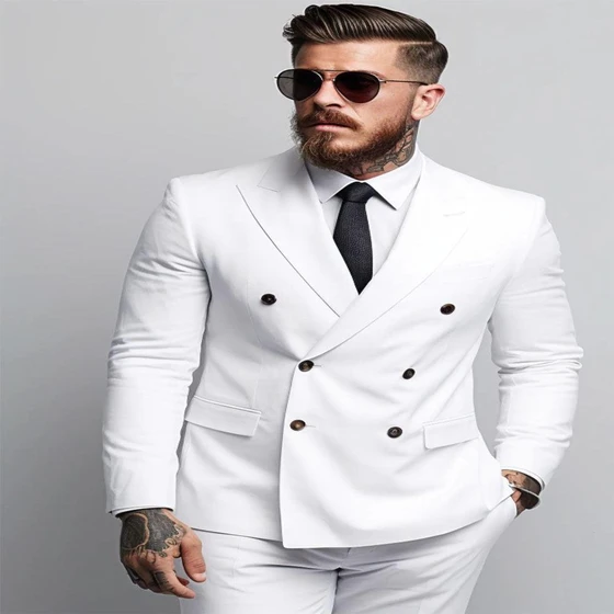 double breasted suit — unique patterns latest collection