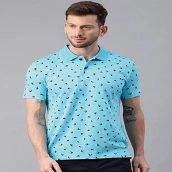 Printed Collar T Shirt