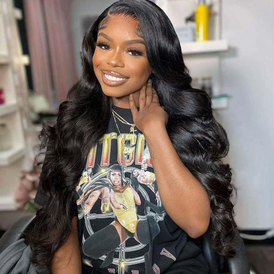 Wavy Hair Extensions — long term use luxurious black