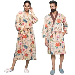 Cotton Kimono Bathrobe