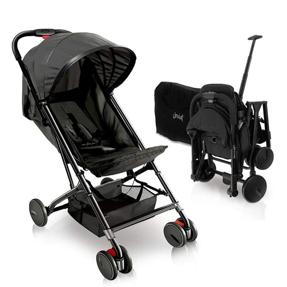 Foldable Baby Strollers — Plain printed multicolor