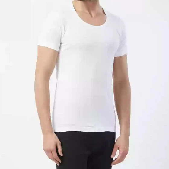 Mens Round Neck Vest — Solid High Street Style
