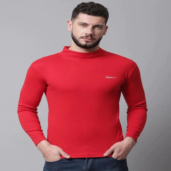 T Shirts High Neck — Casual 100 cotton material