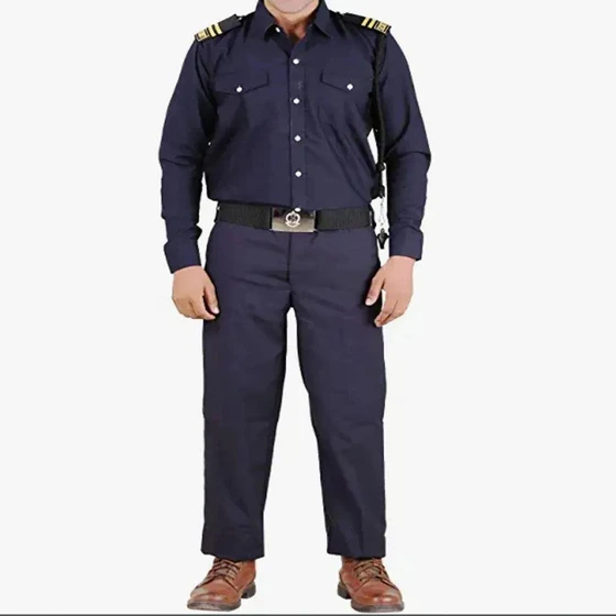 Security Guard Uniform — Sky Blue Polyester material