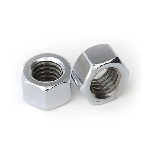 Stainless Steel Nuts — Silver color Polished finishing