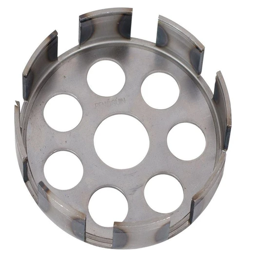 Five Port Clutch Bells — Metallic Silver Polished