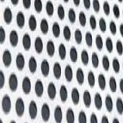 Black Stainless Steel Perforated Sheet, Size 3 x 8