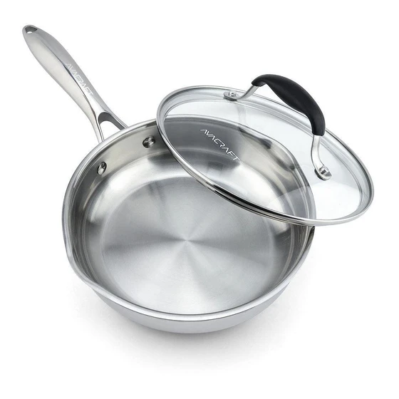 Stainless Steel Pans — 24cm Diameter Non Stick