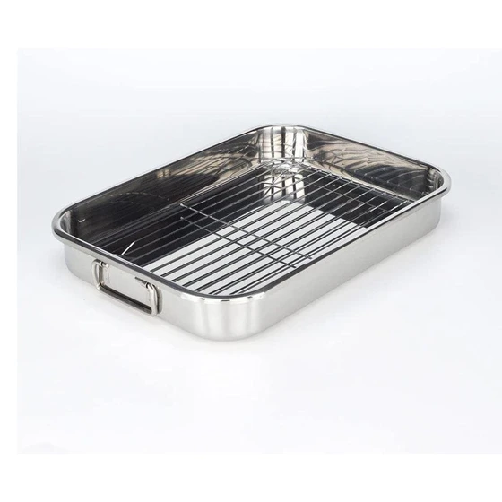 Stainless Steel Roaster — 16 Inch Multi Rack Use