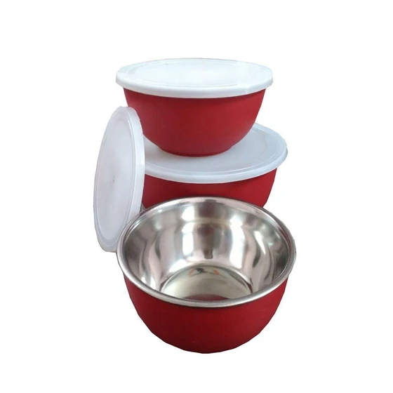 Steel Microwave Bowl — Round Shape All Color Available