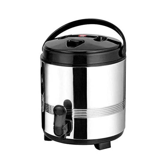 Silver Thermally Insulated Jug — 1l Capacity Bullet Shape