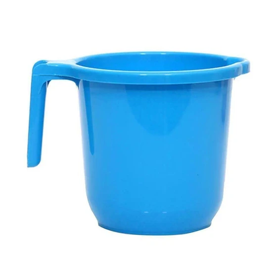 Plastic Mug — Custom Color Embossed Handgrip Shape