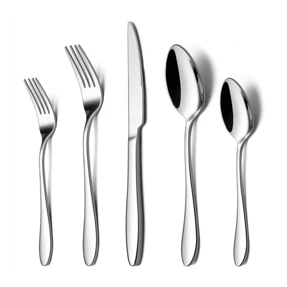 Stainless Steel Cutlery Set — 24pcs Set Spoon Fork Knife