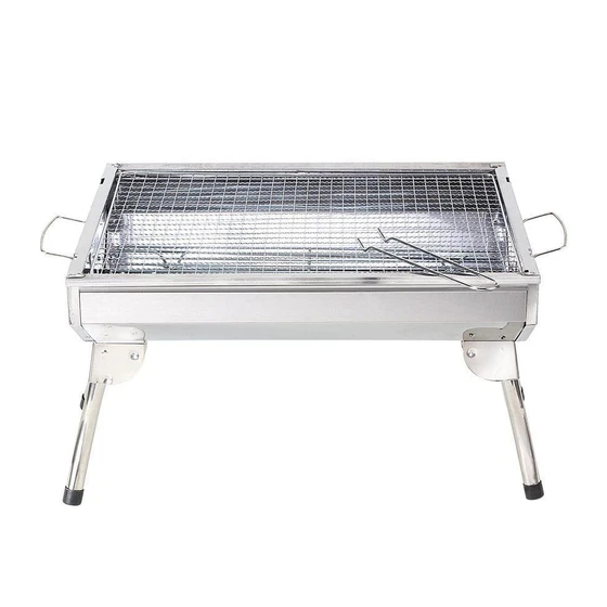 Stainless Steel Bbq Grill — Easily Assembled Cleaned