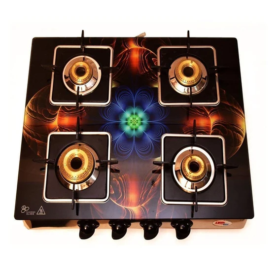 Digital Curve Gas Stove — MS powder coating sheet
