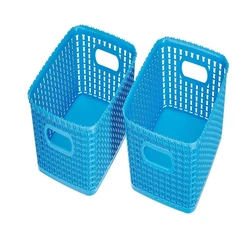 Blue Plastic Baskets