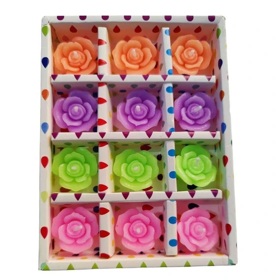 Designer Floating Candle — Flower design festival use