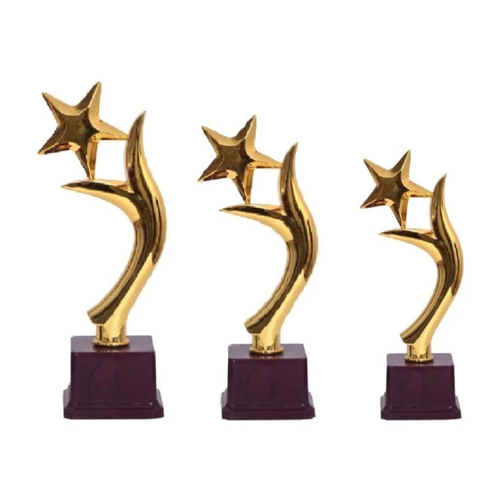 Office Award Trophies — Grey gold performance use