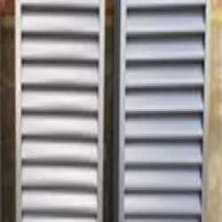 Colour Coated Louvers, Opening Pattern Vertical