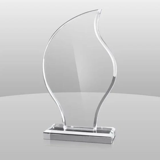 Acrylic Transparent Trophy — Multicolor all usage